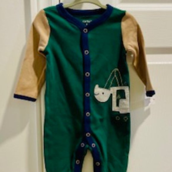 Carter's 100% Cotton Footed Pajama - 6 months - Picture 1 of 2